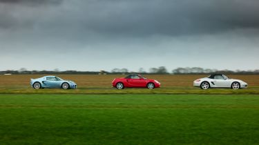 Porsche Boxster S v Toyota MR2 Mk3 v Lotus Elise S2 – pictures | evo